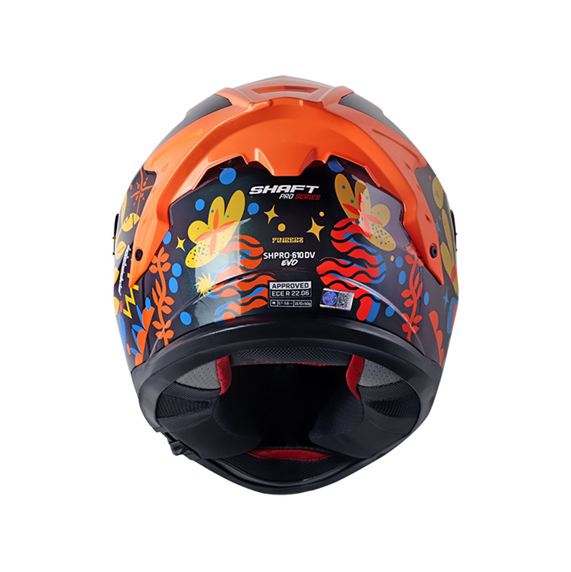 CASCO INTEGRAL SHAFT SHPRO610 EVO DOBLE VISOR FINGERZ CAMALEON AMARILLO-INCLUYE PINLOCK
