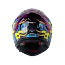 CASCO INTEGRAL SHAFT SHPRO610 EVO DOBLE VISOR THE REPTULEX NEGRO MORADO-INCLUYE PINLOCK