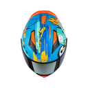 CASCO INTEGRAL SHAFT SH582SP EVO ADVENTURE TIME AZUL AMARILLO MATE