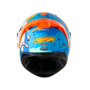 CASCO INTEGRAL SHAFT SH582SP EVO ADVENTURE TIME AZUL AMARILLO MATE