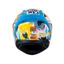 CASCO INTEGRAL SHAFT SH582SP EVO JOHNY BRAVO AZUL FULL COLOR MATE