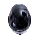 CASCO ABATIBLE ICH 3120 DOBLE VISOR CLEAR NEGRO NARANJA BRILLO