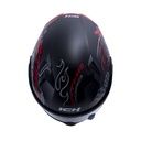 CASCO ABATIBLE ICH 3120 DOBLE VISOR TRACK NEGRO ROJO MATE