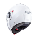 CASCO ABATIBLE CABERG DUKE EVO DOBLE VISOR BLANCO BRILLO