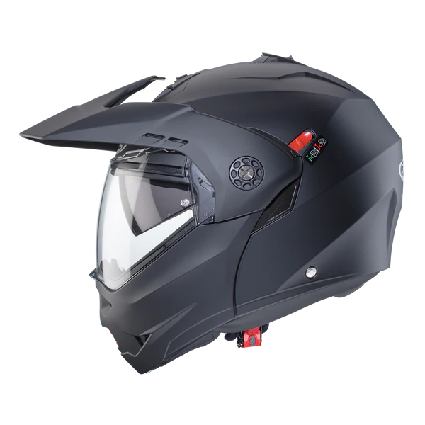 CASCO ABATIBLE CABERG TOURMAX X DOBLE VISOR NEGRO MATE