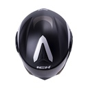 CASCO ABATIBLE ICH 3110DOT DOBLE VISOR ZURIAL NEGRO SILVER MATE