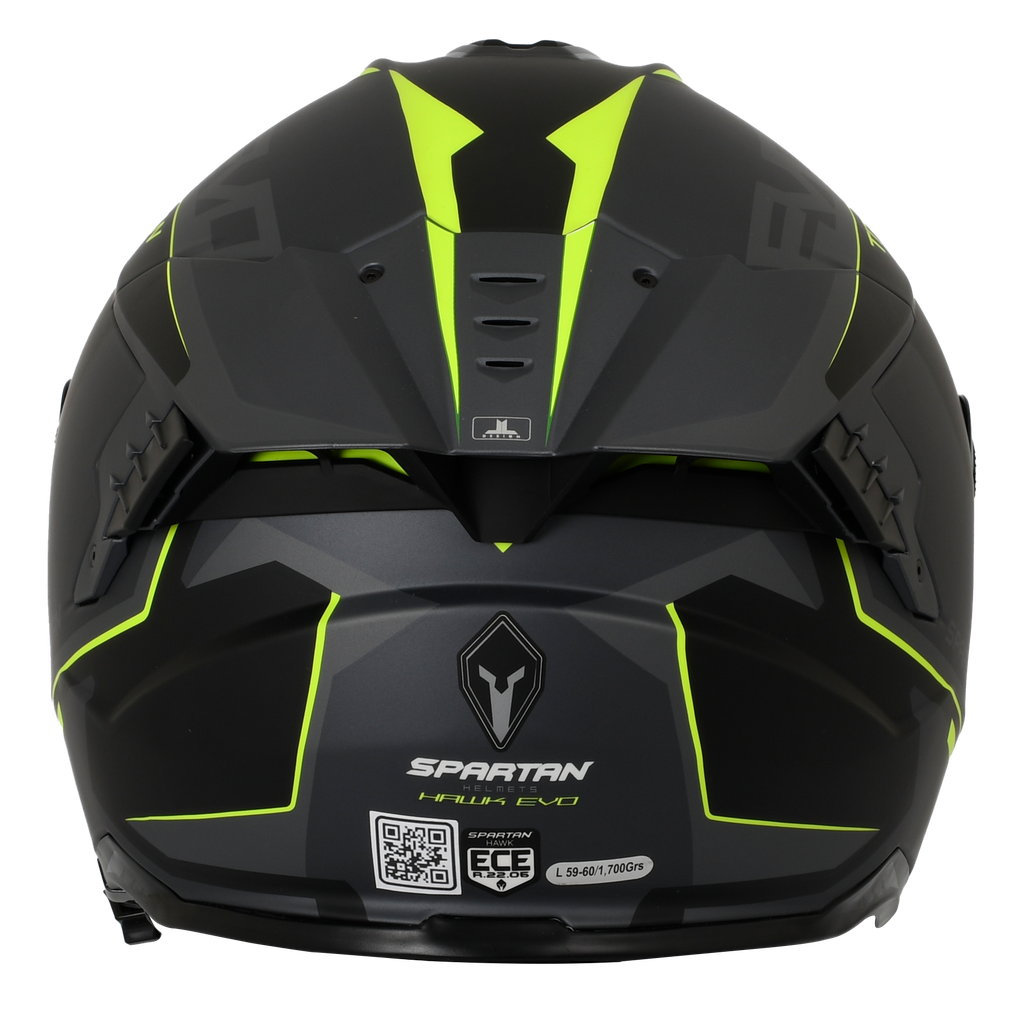 CASCO INTEGRAL SPARTAN DOBLE VISOR HAWK EVO TITAN B3 MATE
