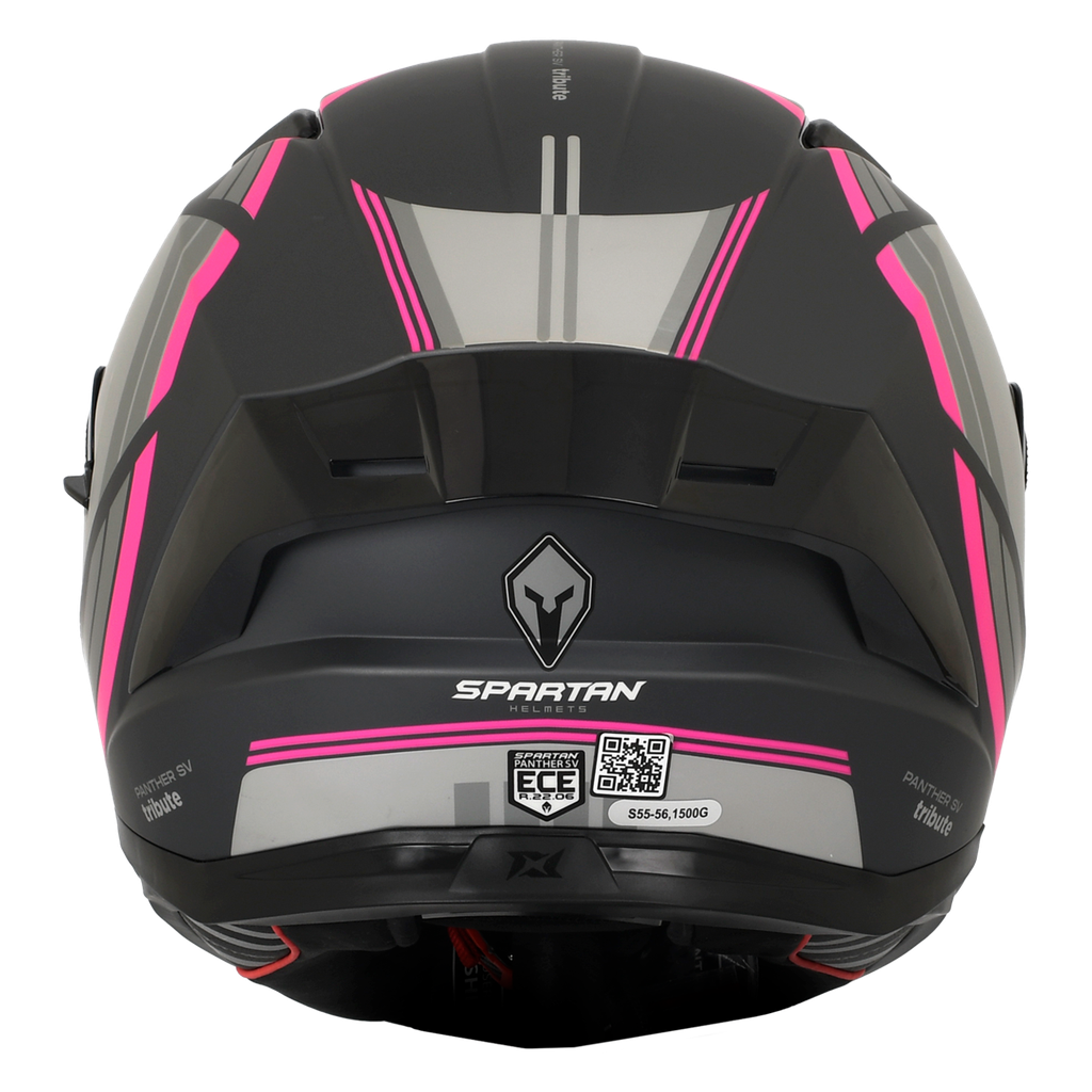 CASCO INTEGRAL SPARTAN DOBLE VISOR PANTHER TRIBUTE D18 MATE