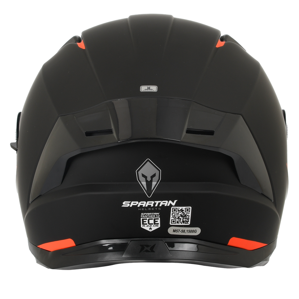CASCO INTEGRAL SPARTAN DOBLE VISOR PANTHER SOLID A1 MATE