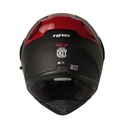 CASCO ABATIBLE HRO HRO3400 EVO DOBLE VISOR SOLID NEGRO ROJO