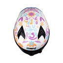 CASCO INTEGRAL ICH 503 ED. ESPECIAL VALENTIA BLANCO NARANJA