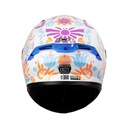 CASCO INTEGRAL ICH 503 ED. ESPECIAL VALENTIA BLANCO NARANJA