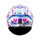 CASCO INTEGRAL ICH 503 ED. ESPECIAL VALENTIA BLANCO AZUL BRILLO