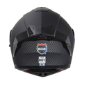 CASCO ABATIBLE EDGE DOBLE VISOR BOSTON SOLIDO CARBON MATE