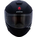 CASCO ABATIBLE SPARTAN GECKO DOBLE VISOR SOLID A1 NEGRO MATE