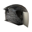 CASCO ABIERTO SHAFT SHPRO240 DOBLE VISOR RETRUM NEGRO GRIS MATE