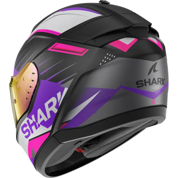 CASCO INTEGRAL SHARK RIDILL 2 BERSEK NEGRO GRIS ROSADO MATE