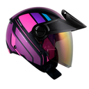 CASCO ABIERTO SHAFT SH212 SPEC NEGRO FUCSIA
