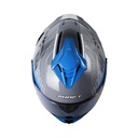 CASCO INTEGRAL SHAFT SH598GTR TRACER GRIS AZUL BRILLO