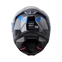 CASCO INTEGRAL SHAFT SH598GTR TRACER GRIS AZUL BRILLO