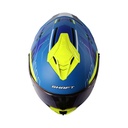 CASCO INTEGRAL SHAFT SH598GTR TRACER AZUL AMARILLO MATE 