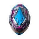 CASCO INTEGRAL SHAFT SH598GTR ROBOFORM MORADO OSCURO FUCSIA MATE