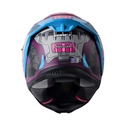 CASCO INTEGRAL SHAFT SH598GTR ROBOFORM MORADO OSCURO FUCSIA MATE