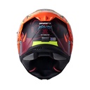 CASCO INTEGRAL SHAFT SH598GTR MANTIS NEGRO NARANJA MATE
