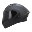 CASCO ABATIBLE ICH 3120 DOBLE VISOR SOLID NEGRO MATE VISOR NEGRO