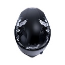 CASCO ABATIBLE ICH 3120 DOBLE VISOR COMIC BOOM NEGRO BLANCO MATE VISOR NEGRO