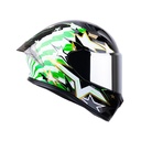 CASCO INTEGRAL ICH 503 ED. SPECIAL MAS CAMPEÓN NEGRO VERDE VISOR SILVER
