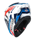 CASCO INTEGRAL CABERG DRIFT EVO II JARAMA BLANCO ROJO AZUL BRILLO