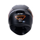 CASCO INTEGRAL ICH 501SP NEGGAZ NEGRO NARANJA MATE