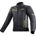 CHAQUETA CON PROTECCION LS2 SHADOW LADY NEGRO GRIS AMARILLO DAMA