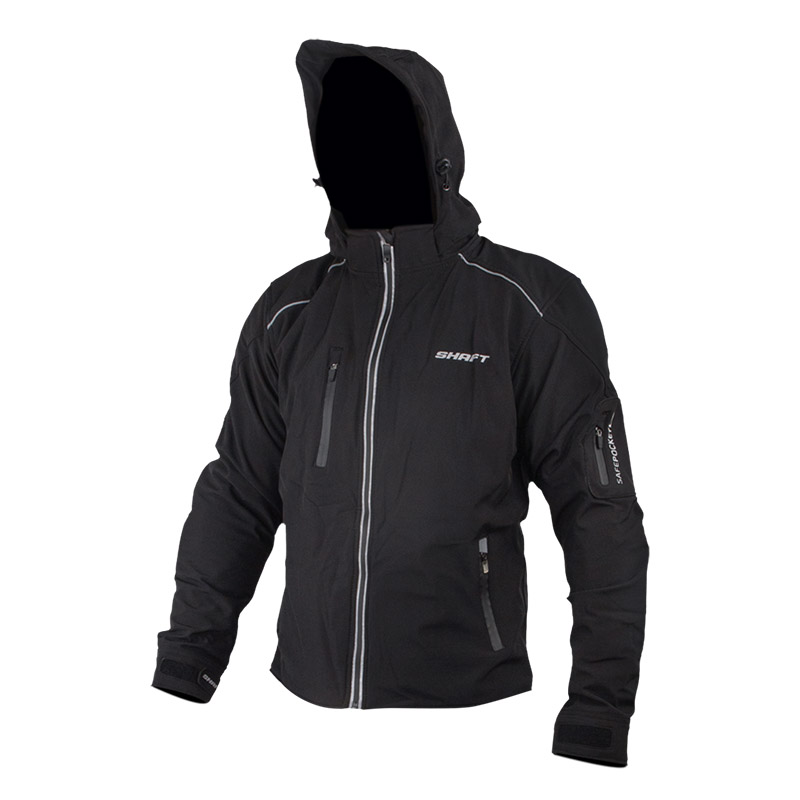 [097949] CHAQUETA CON PROTECCION SHAFT DELTA CABALLERO NEGRA (S)