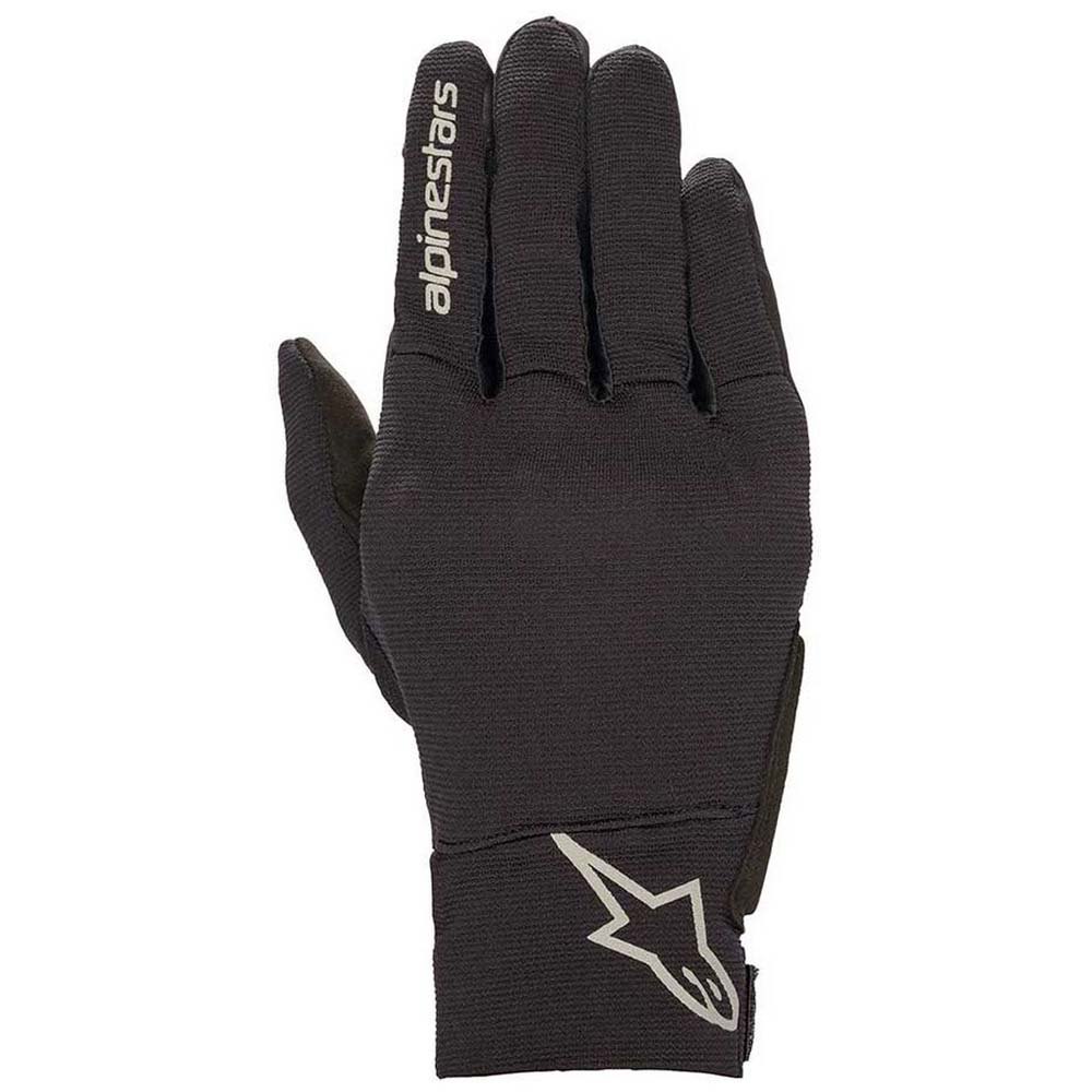GUANTE CON PROTECCION ALPINESTARS REEF NEGRO REFLECTIVO