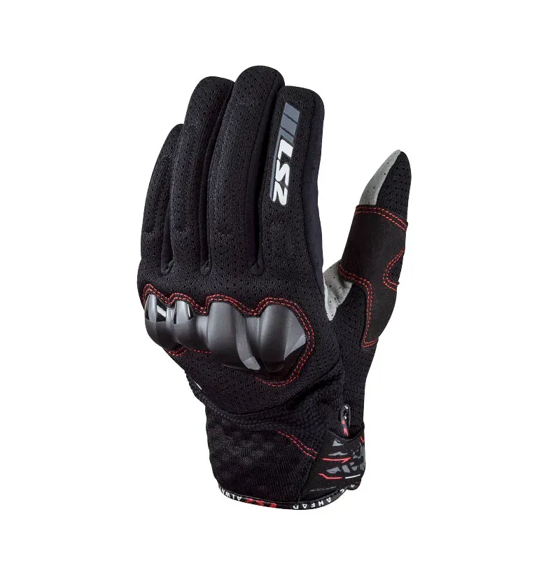 GUANTE CON PROTECCION LS2 CHAKI HOMBRE NEGRO