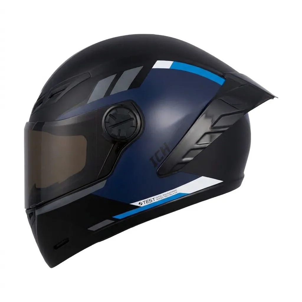 CASCO INTEGRAL ICH 501SP HCI NEGRO AZUL OSCURO MATE VISOR NEGRO (S)