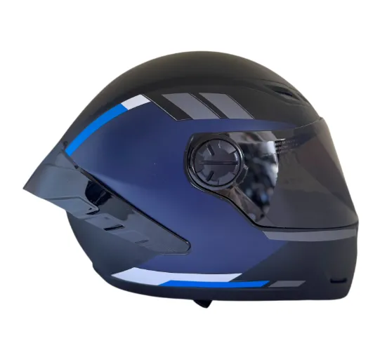 CASCO INTEGRAL ICH 501SP HCI NEGRO AZUL OSCURO MATE VISOR NEGRO