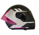 CASCO INTEGRAL ICH 501SP HCI NEGRO GRIS CLARO FUCSIA MATE VISOR NEGRO