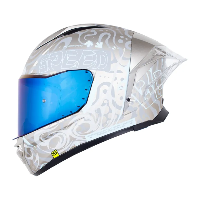 CASCO INTEGRAL SHAFT 596SP BOLTER SILVER AZUL CLARO MATE