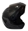 CASCO ABATIBLE ICH 3110 DOBLE VISOR HOLLOW NEGRO GRIS OSCURO BRILLO VISOR NEGRO