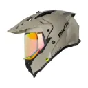 CASCO MULTIPROPOSITO SHAFT MX360 DOBLE VISOR SOLID ARENA NEGRO BRILLO