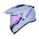 CASCO MULTIPROPOSITO SHAFT MX360 DOBLE VISOR SOLID MORADO CLARO MORADO BRILLO