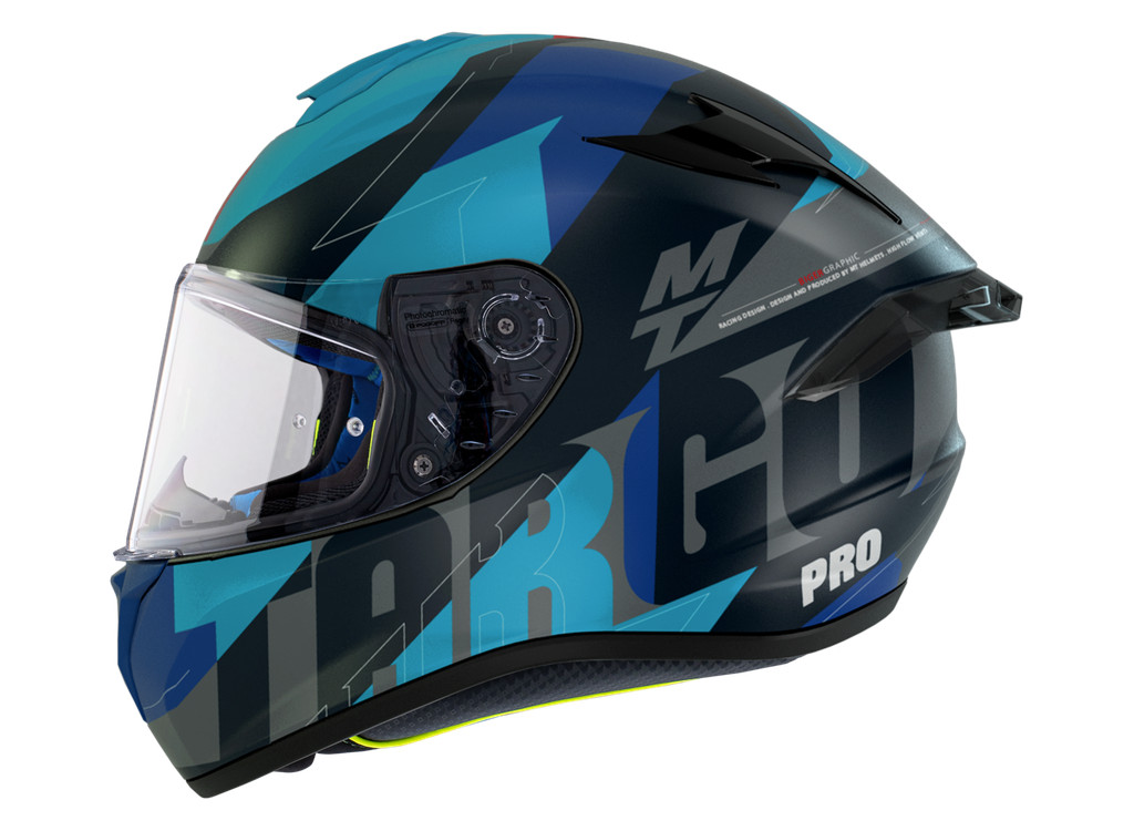 CASCO INTEGRAL MT FF106 TARGO PRO BIGER B7 AZUL MATE