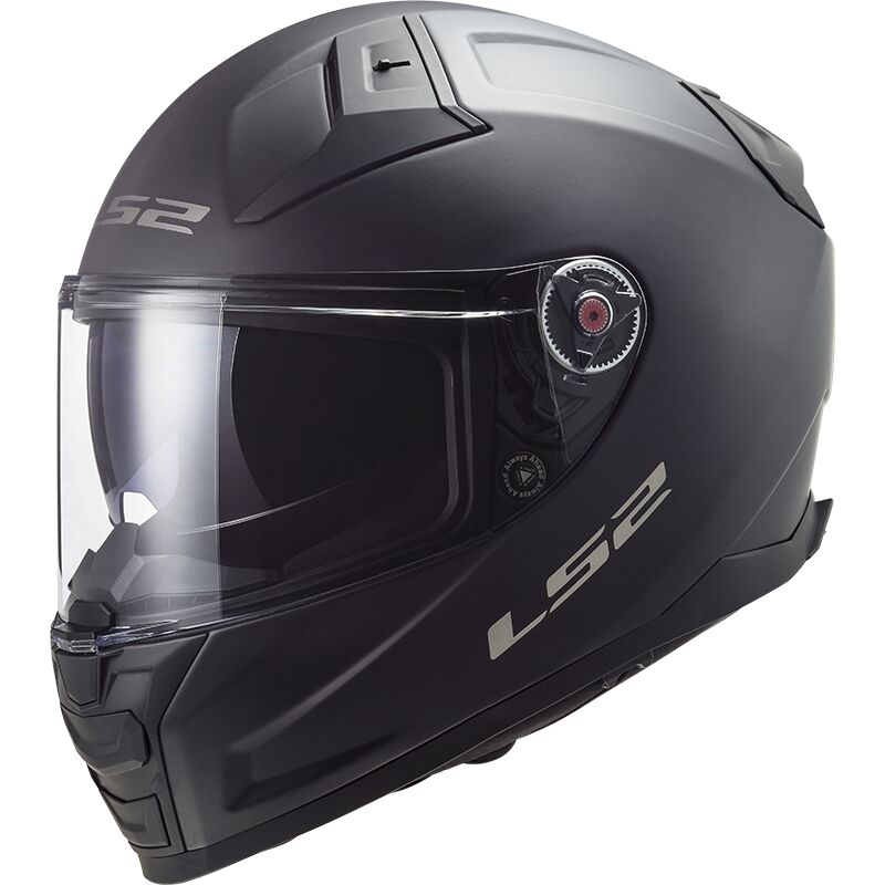 CASCO INTEGRAL LS2 811 SOLID NEGRO MATE-INCLUYE PINLOCK