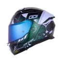 CASCO INTEGRAL LS2 808 STREAM II CHIMERAX CAMALEON MORADO CLARO BRILLO