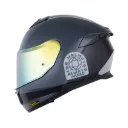 CASCO INTEGRAL LS2 808 STREAM II ARLEQUIN NEGRO GRIS OSCURO BRILLO