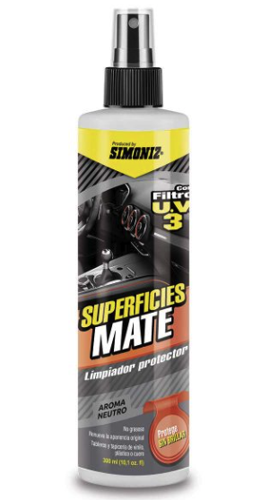 SPRAY SIMONIZ LIMPIADOR PROTECTOR MATE CON FILTRO UV3