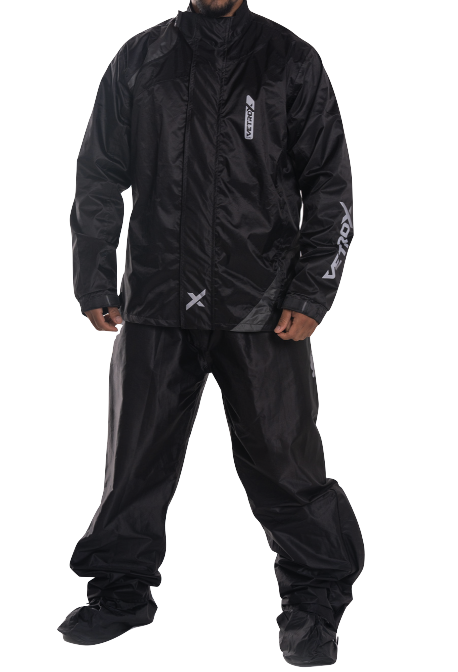 IMPERMEABLE VETROX EVO NEGRO GRIS CABALLERO